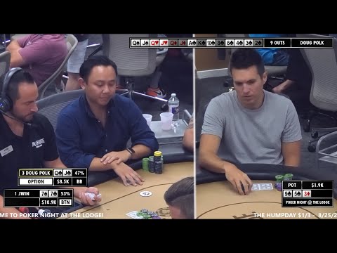 JWin Gets Involved In A BIG Hand With Doug Polk!!