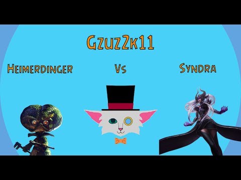 Heimerdinger Vs Syndra Bot 3v3 Ranked