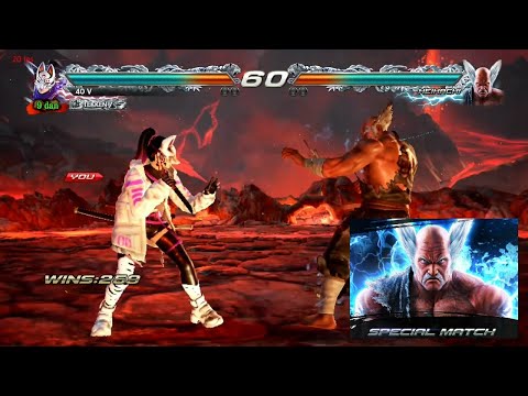 _L7 524_6 Kunimitsu vs Heihachi Mishima - Tekken 7 ( Uchiha x24 ) PC sin Grafica