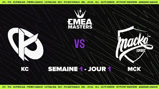 EMEA Masters Summer 2023 - Group D1 - KC vs MCK