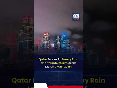 Heavy Rain & Thunderstorm Alert in Qatar | Doha Weather Warning 27–28 March 2026