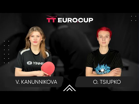 09:30 Vasylysa Kanunnikova - Oleksandra Tsiupko 17.05.2024 TT Euro.Cup Women Ukraine Star. TABLE 3