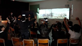 11月18日【びわ湖放送ニュース】海の向こうの文化を学ぶ　草津市の小学校と海外の日本人学校が合同授業