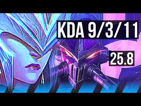 LISSANDRA vs KASSADIN (MID) | TR Grandmaster | 25.8