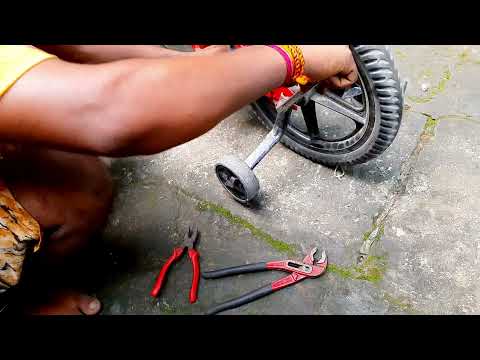 CYCLE TRAINING WHEEL INSTALLATION Support Weels14 16 20 inch Cycle Repair | Support System | At Home