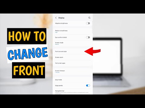 How To Install FREE Fonts on Samsung Galaxy a32, a52, a33 and Any Samsung One UI Devices