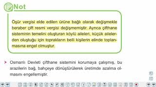 Eğitim Vadisi 10.Sınıf Tarih 20.Föy Osmanlı'da Toprak Mülkiyeti ve Çifthane Sistemi Konu Anlatım Videoları