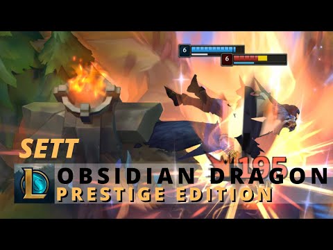 Obsidian Dragon Sett Prestige Edition - League of legends
