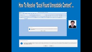 How to Resolve Excel found unreadable content in file ?