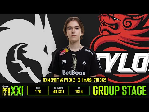 donk POV All Duels & Highlights | Team Spirit vs TYLOO | ESL Pro League Season 21