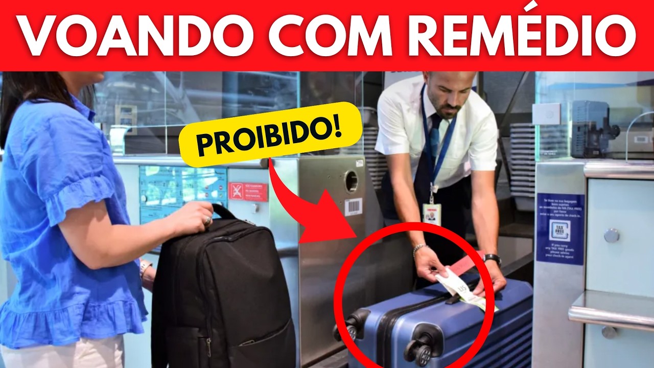 COMO levar REMÉDIOS na BAGAGEM em 2025 - Mala de MÃO!