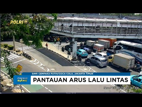 NTMC POLRI - PANTAUAN ARUS LALU LINTAS SIANG 17/11/2025