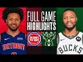 PISTONS at BUCKS | FULL GAME HIGHLIGHTS | December 16, 2023