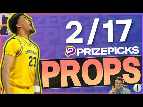 TOP PRIZEPICKS & UNDERDOG Player Prop Picks / Bets for TUESDAY,  FEBRUARY 17th 2026