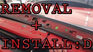 How to Remove/Install spoiler W/ Rear Camera on a Dodge Challenger 2015+