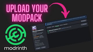 HOW TO UPLOAD A MODPACK TO MODRINTH IN UNDER 2 MINUTES [FULL TUTORIAL] [SUB] [2024]