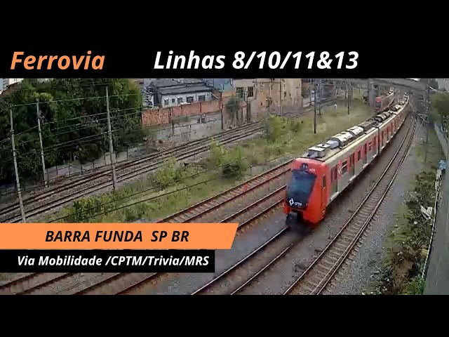 サンパウロ市バーハ・フンダの鉄道ジャンクション