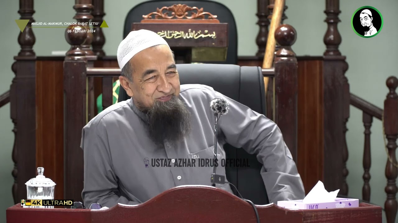 🟡 Koleksi Kuliah Ustaz Azhar Idrus | Masjid Al-Makmur Felda Chalok Barat, Setiu | 4K