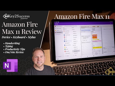 Amazon Fire Max 11 and OneNote: A Review of Stylus and Keyboard