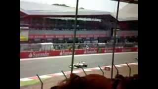 preview picture of video 'F1, Silverstone, 2013, Safety car - all'
