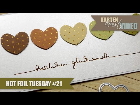 Karten-Kunst Hot Foil Tuesday #21 – Polka-Dots