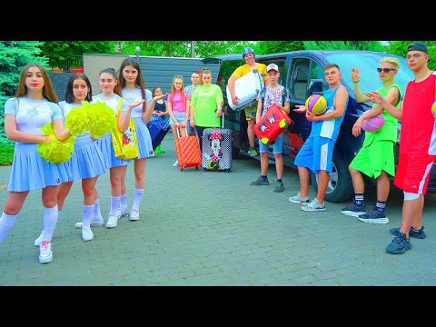 OTWARCIE CHEERLEADERS OBOZU LETNIEGO. Fajnie vs przegranym. Zabawne letnie wakacje