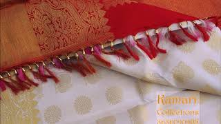 MAHANATI OFF WHITE KANJEEVARAM SAREE