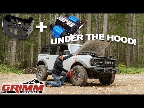 Onboard Air for Ford Bronco - Grimm Offroad ARB Twin Compressor Mount