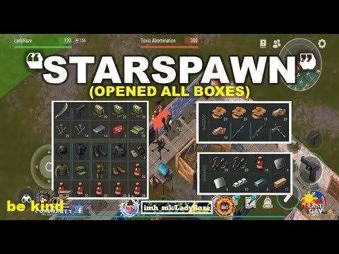 "STARSPAWN" OPENED ALL BOXES using unfinished ATV - Last Day On Earth: Survival