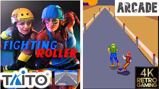Fighting Roller Arcade ( Taito 1983 ) 4k Gameplay