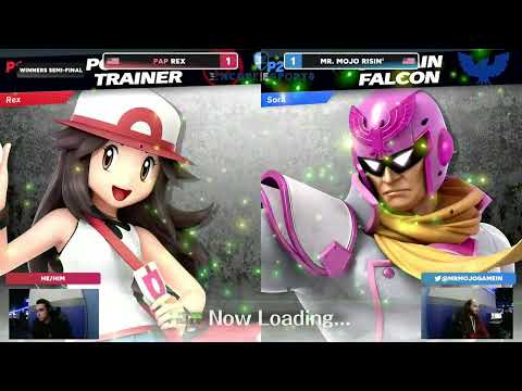 Super Smashed Out Melee #15 Rex Vs. Mr. Mojo Risin' Winners Semis | Pokemon Trainer Vs. Captain Falc