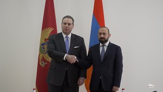 ՀՀ ԱԳ նախարարի հանդիպումը Չեռնոգորիայի արտաքին և եվրոպական գործերի փոխվարչապետի հետ