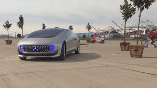 Sun Motors editor Rob Gill tests Mercedes F 015 driverless car