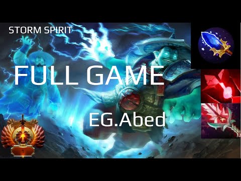 Pro Storm Spirit Guide [Watch & Learn] FULL GAME. EG.Abed