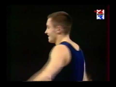 Ruslan KASHPERKO (BLR) trampoline - 1997 Europeans Eindhoven