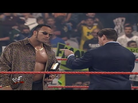 Vince McMahon Tries To Get The Rock & Big Show On The Same Page! RAW IS WAR 15/3/99 (1/2)
