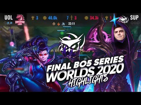 FINAL BATTLE | SUP - UOL Highlights at Worlds | Bo5 | League of Legends