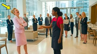 “NÃO ENCOSTA EM MIM!” — ZOMBOU A MILIONÁRIA ARROGANTE… ATÉ DESCOBRIR QUEM A GARÇONETE REALMENTE ERA