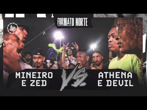 ZED E MINEIRO X DEVILZINHA E ATHENA - SEMI FINAL - BATALHA DO COLISEU - EDIÇÃO 121