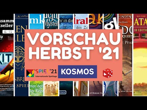Spiel 2021 Essen • KOSMOS Neuheiten • Vorschau / 2. Halbjahr 2021 Teil 2