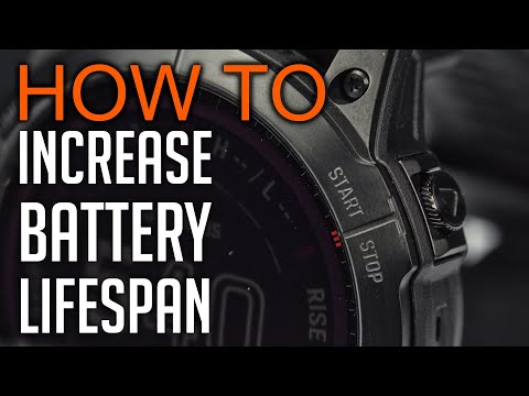 How to get more battery lifespan with Garmin Fenix