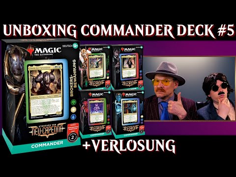 MTG Streets of New Capenna Unboxing Commander Deck #5 | Magic the Gathering deutsch | Trader Spoiler