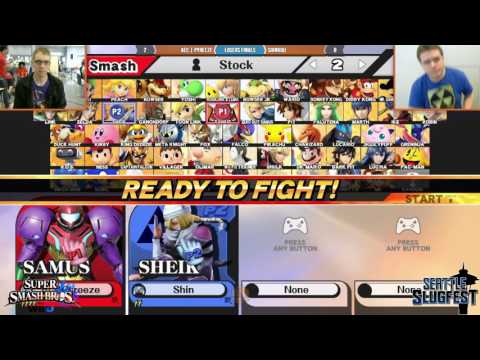 Seattle Slugfest 2: AEC | Pyreeze (Samus) VS Shinkou (Sheik) - Losers Finals - Smash 4
