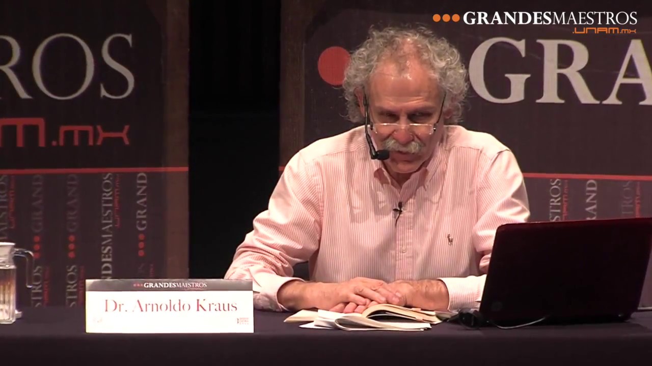 Arnoldo Kraus en Grandes Maestros.UNAM (Tercera sesión sesión 3/4)
