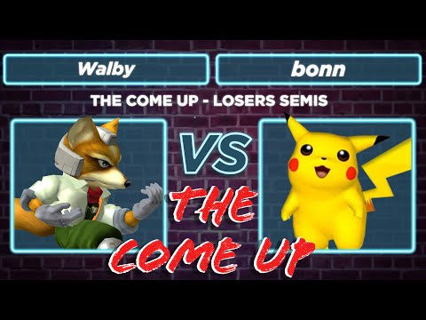 The Come Up: Walby vs bonn - Losers Semis SSBM