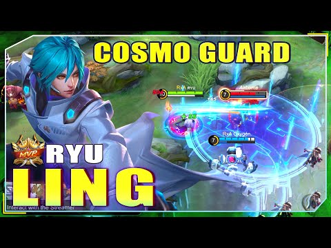 Ling New Skin Cosmo Guard Ranked Gameplay by ʀʏᴜ ~ Mobile Legends