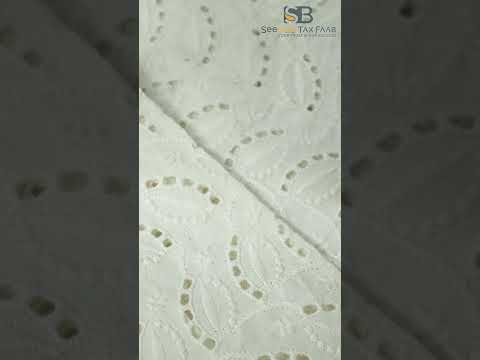 Fancy Chikan Kurta Fabric