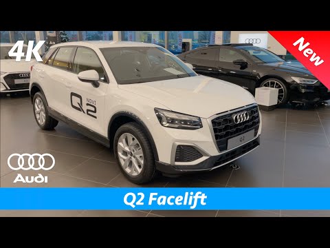 Audi Q2 2021 - First Look in 4K | Exterior - Interior (Ibis White) Facelift