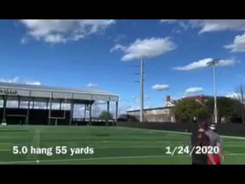 NFL Free Agent Matt White trains with Coach Mike McCabe and One On One Kicking