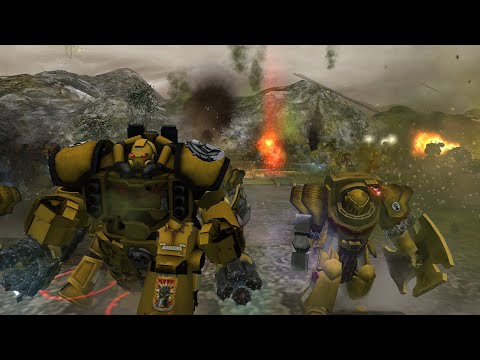 Imperial Fists vs Death Guard - Survival - Unification Mod - Warhammer 40K Dawn Of War Soulstorm